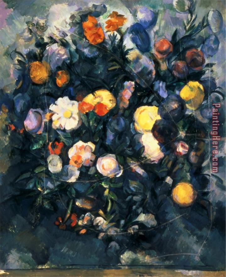 Paul Cezanne Vase of Flowers 19th